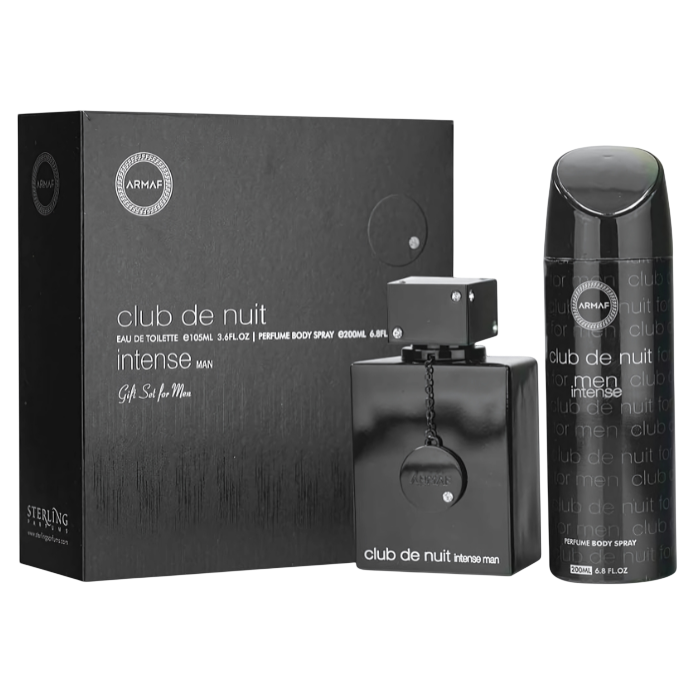 Armaf Club De Nuit Intense EDT 105ml+200ml Deo Spray Set For Men