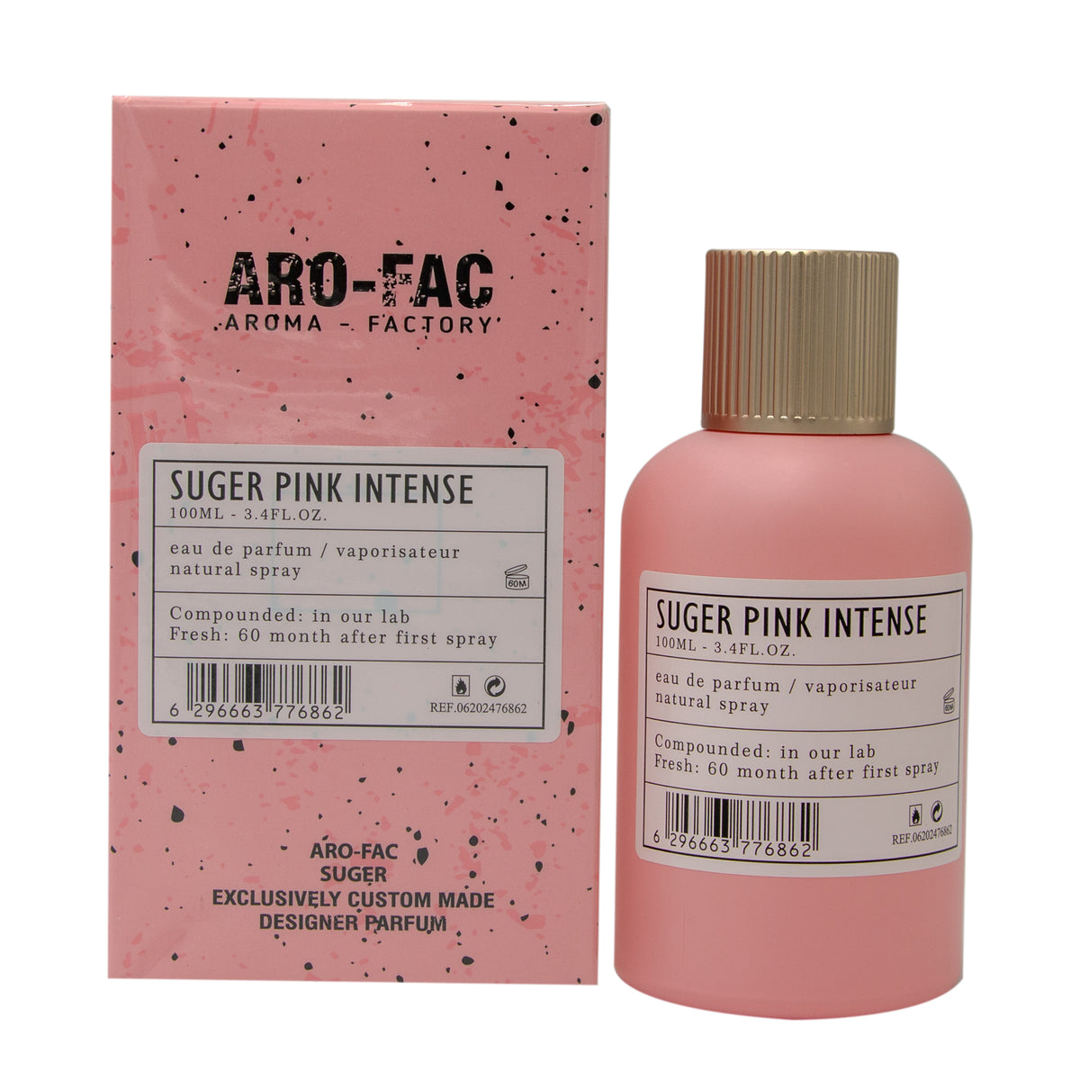 Aro-Fac Suger Pink Intense EDP For Unisex 100ml – samawa perfumes