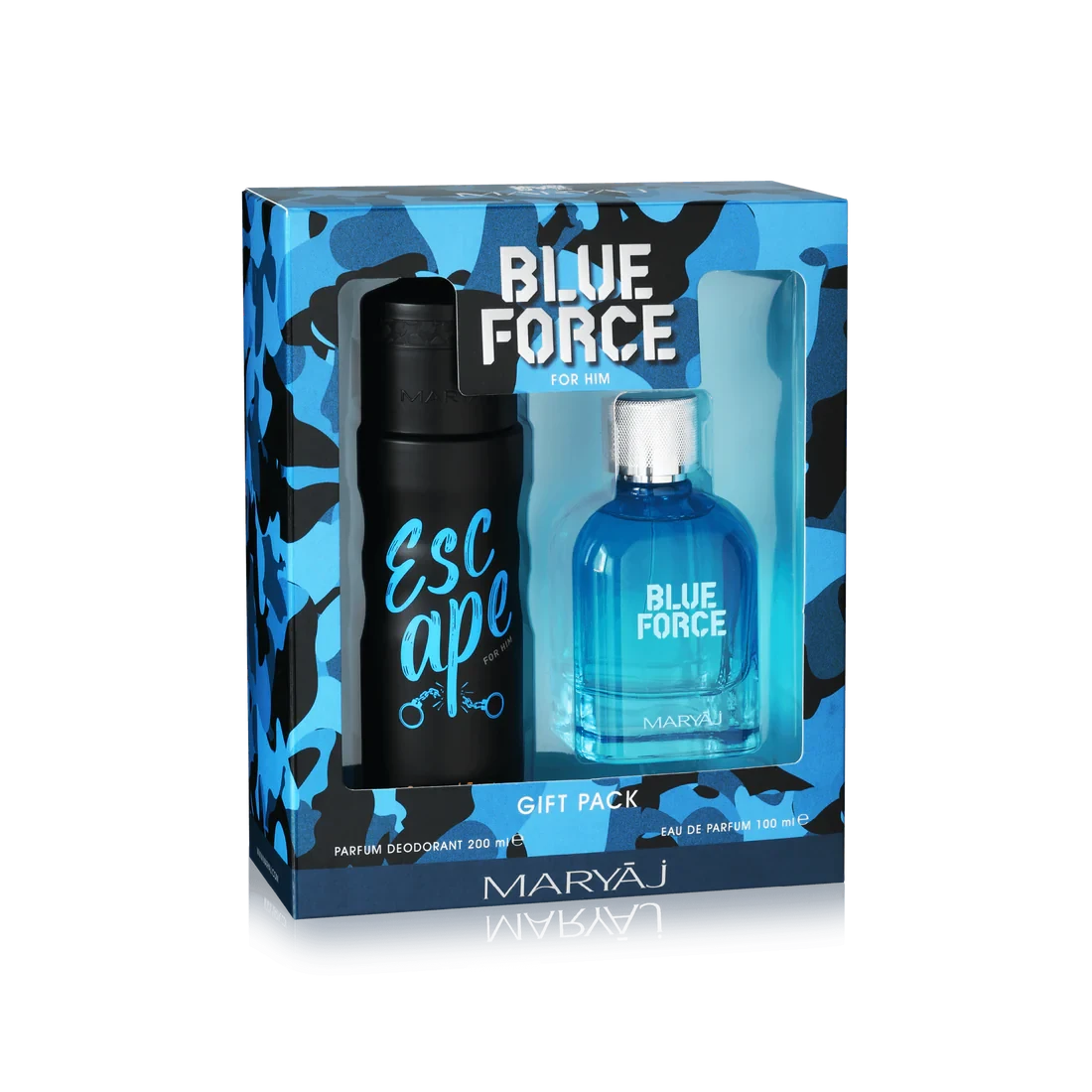 Maryaj Blue Force Perfume Gift Set for Men samawa perfumes