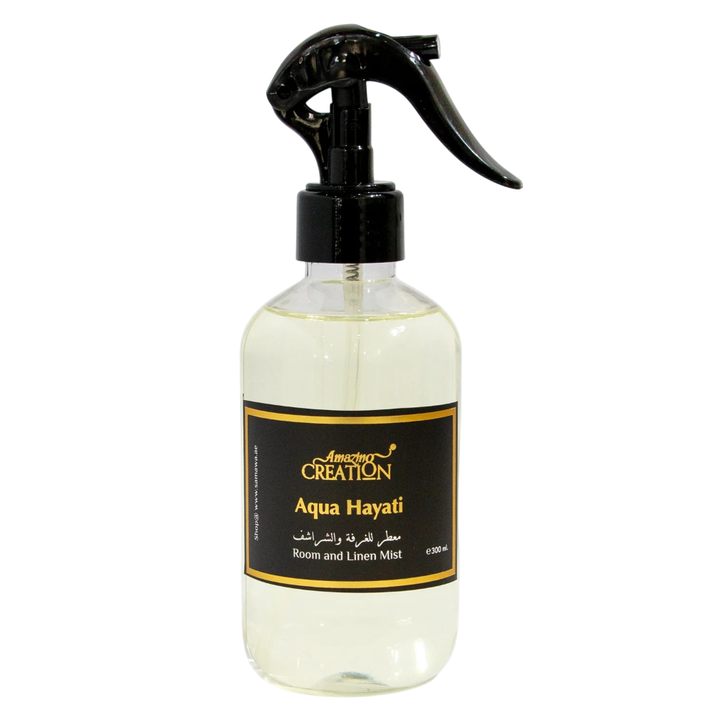 Amazing Creation Aqua Hayati Room & Linen Mist, Room Freshener 300 ml
