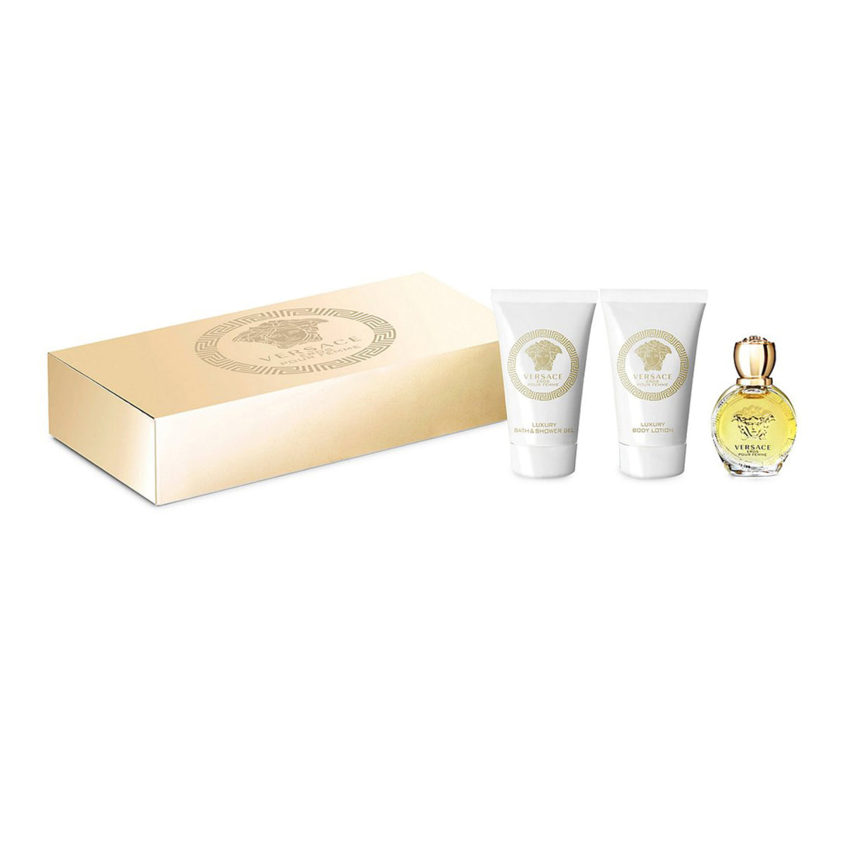 VERSACE Eros Pour Femme Absolu 25ml セット Versace Eros Pour Femme 3 Pieces Travel Kit - Eau De Parfum