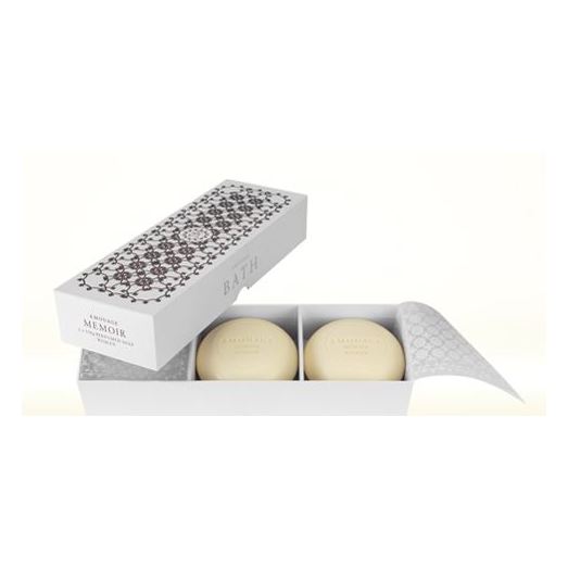 Amouage MEMOIR Bath Soap 3pcs Women 150g Soap - samawa perfumes