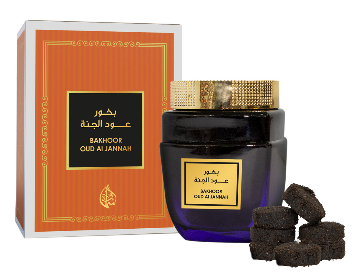 Samawa Oud Al Jannah Bakhoor 100gm – samawa perfumes