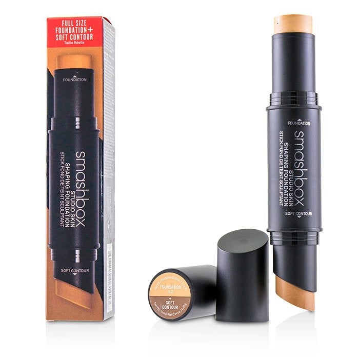 SMASHBOX STUDIO SKIN SHAPING FOUNDATION 1.2 + SOFT CONTOUR 7.5 g + 4.25 g - samawa perfumes