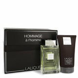 Lalique Hommage For Men EDT 100ml + 150ml Hair & Body Shower Gel Set