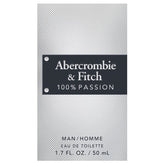 Abercrombie & Fitch 100% Passion Man Eau De Toilette For Men - Oriental Spicy Perfume 50ml