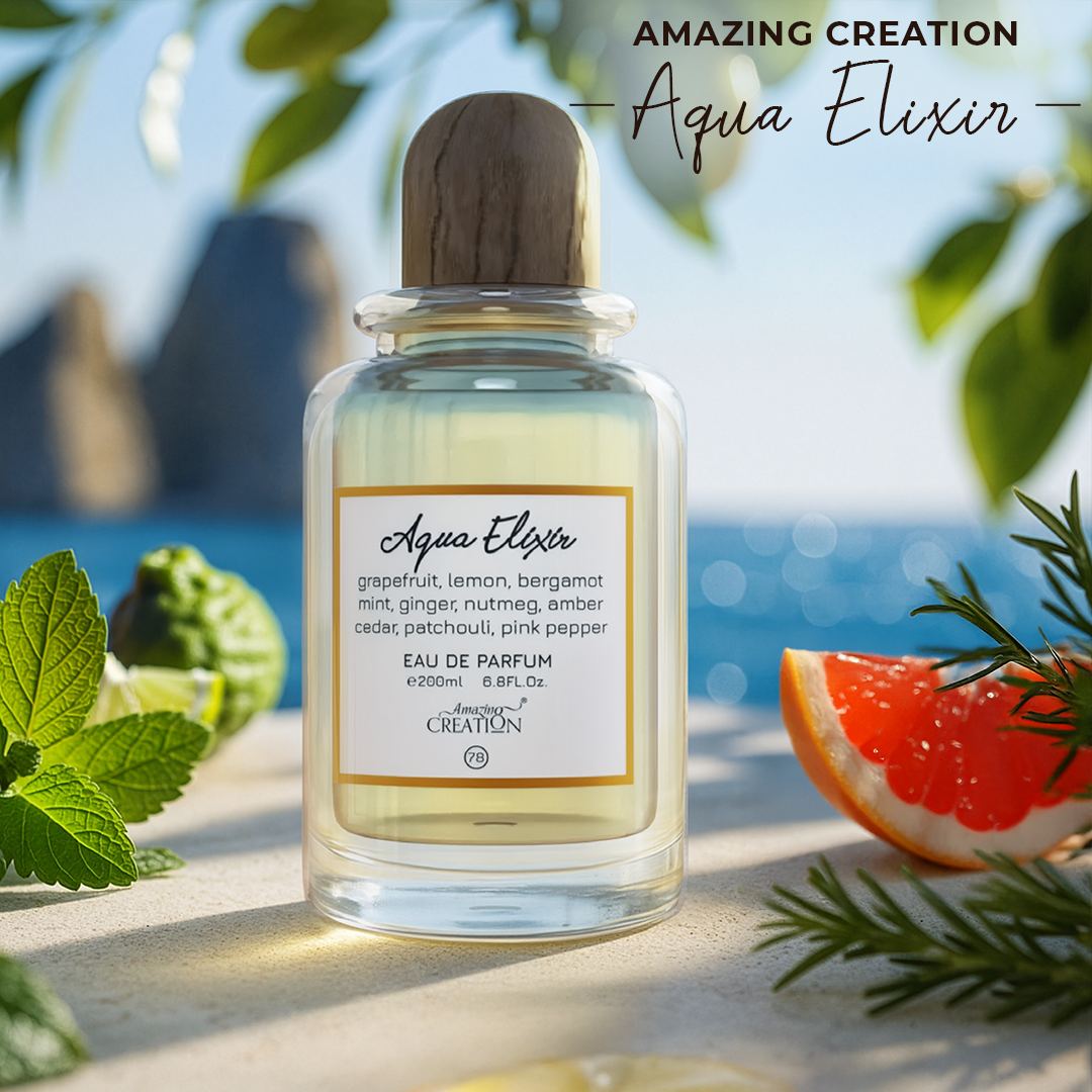 Amazing Creation Aqua Elixir Eau De Parfum for Men 200ml