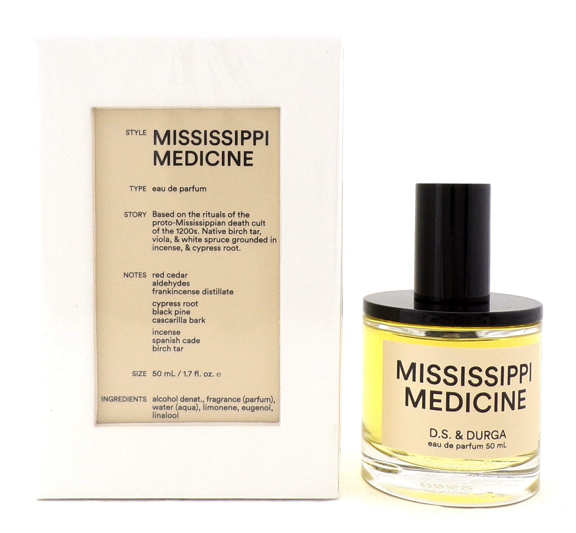 D.S. & Durga Mississippi Medicine Eau De Parfum For Men - Oriental Woody Perfume 50ml