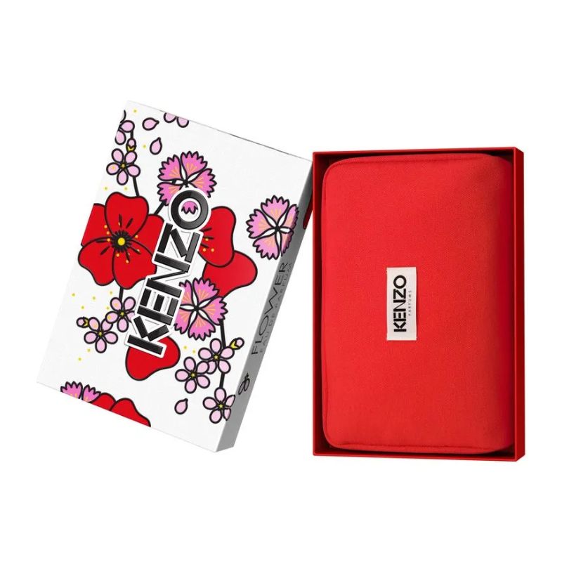 Kenzo Flower By Kenzo For Women Set EDP 50ml + Body Milk 75ml + Pouch