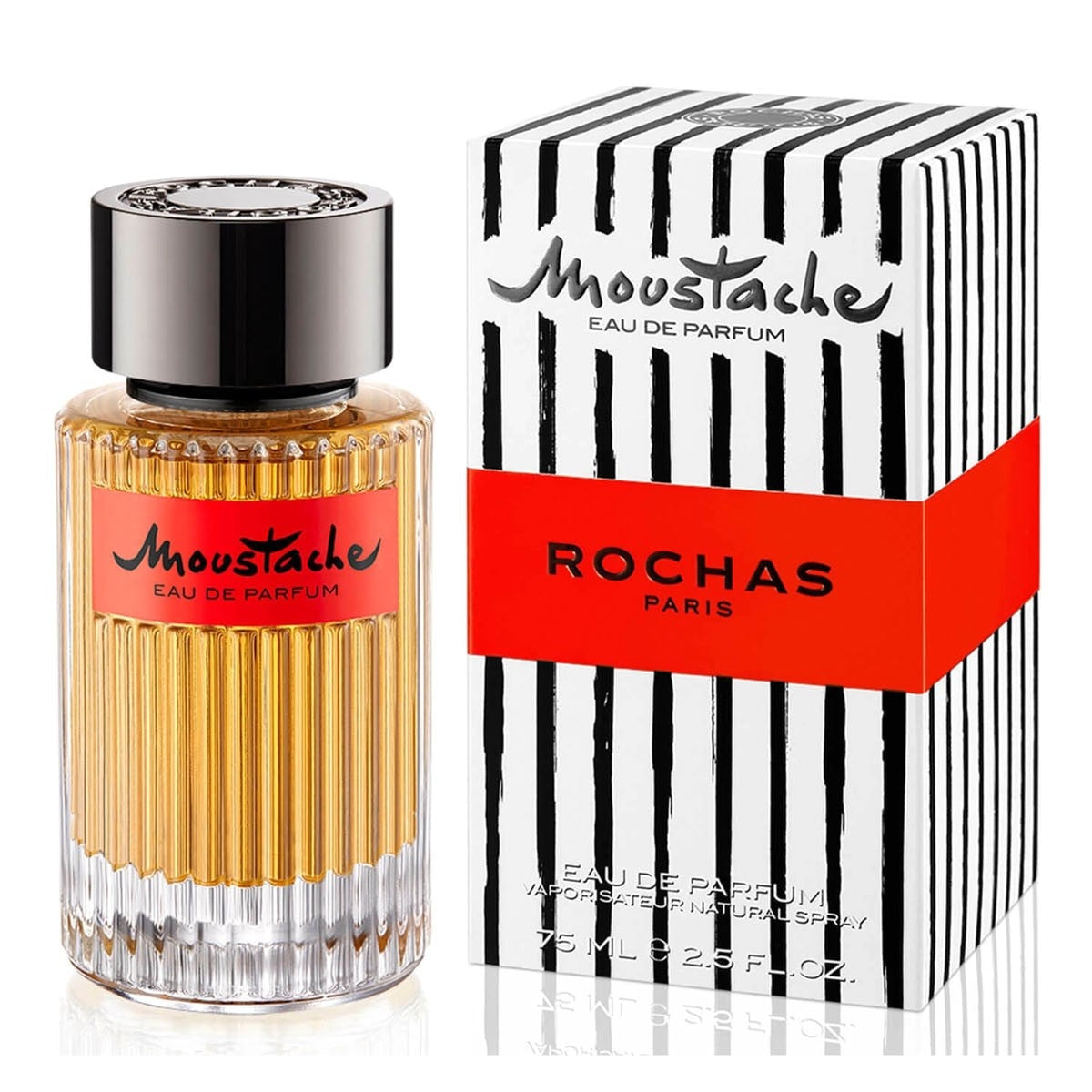 Rochas Moustache Eau De Parfum For Men -  Oriental Woody Perfume 75ml