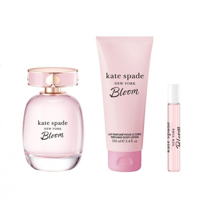 Kate Spade Bloom For Women Set EDT 100ml + EDT 7.5ml + Perfumed Body Lotion 100ml