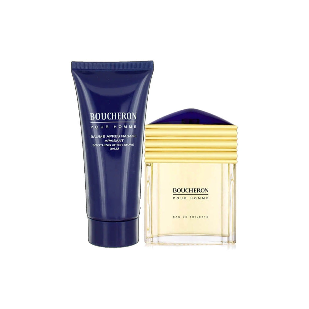 Boucheron Pour Homme For Men Set EDT 100ml + Aftershave Balm 100ml