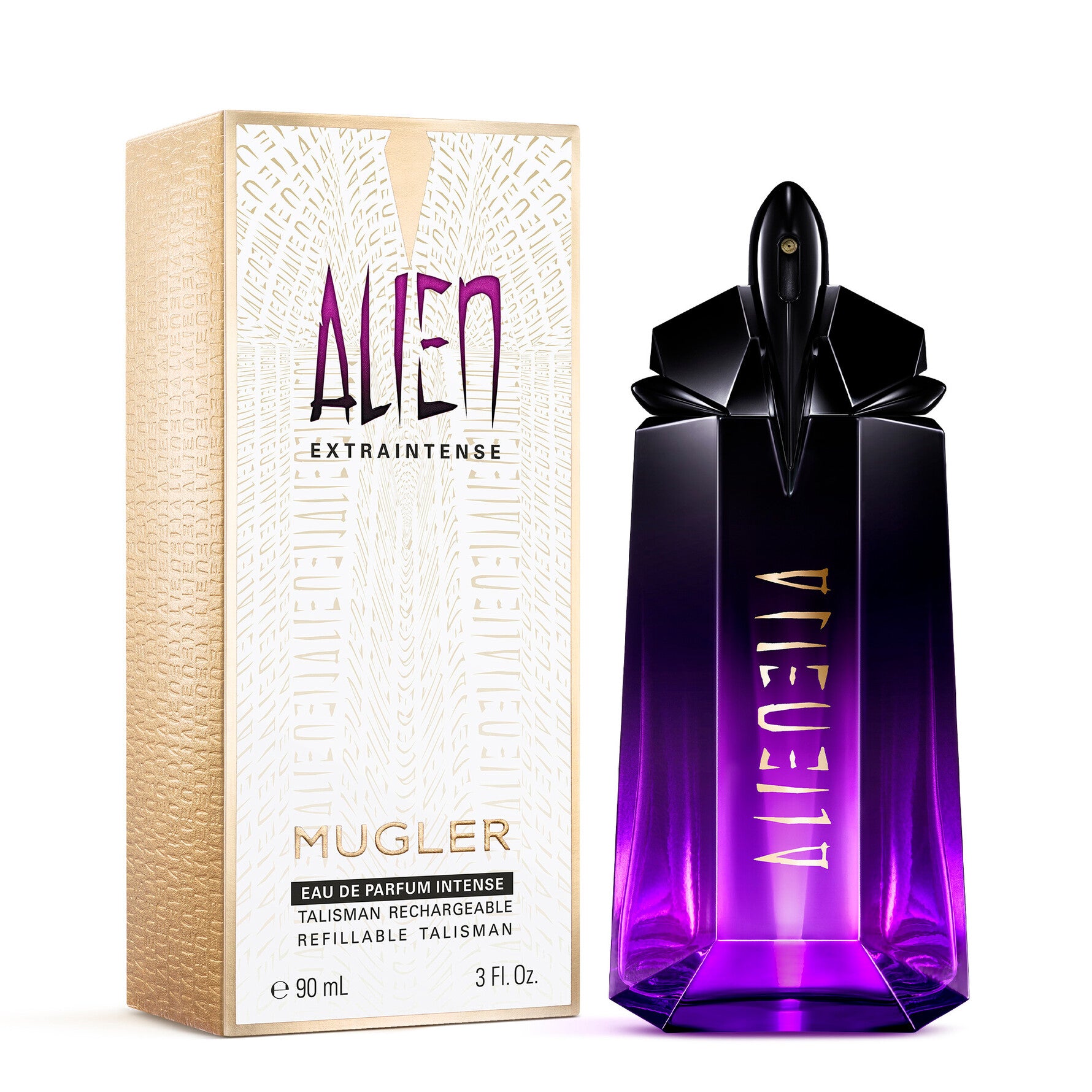 Mugler Alien Extraintense Eau De Parfum Intense For Women -  Oriental Floral Perfume 90ml Refillable