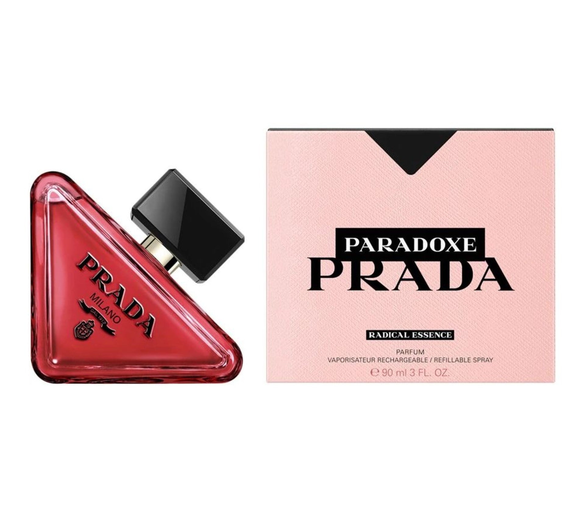 Prada Paradoxe Radical Essence Parfum For Women - Floral Woody Musk Perfume 90ml Refillable