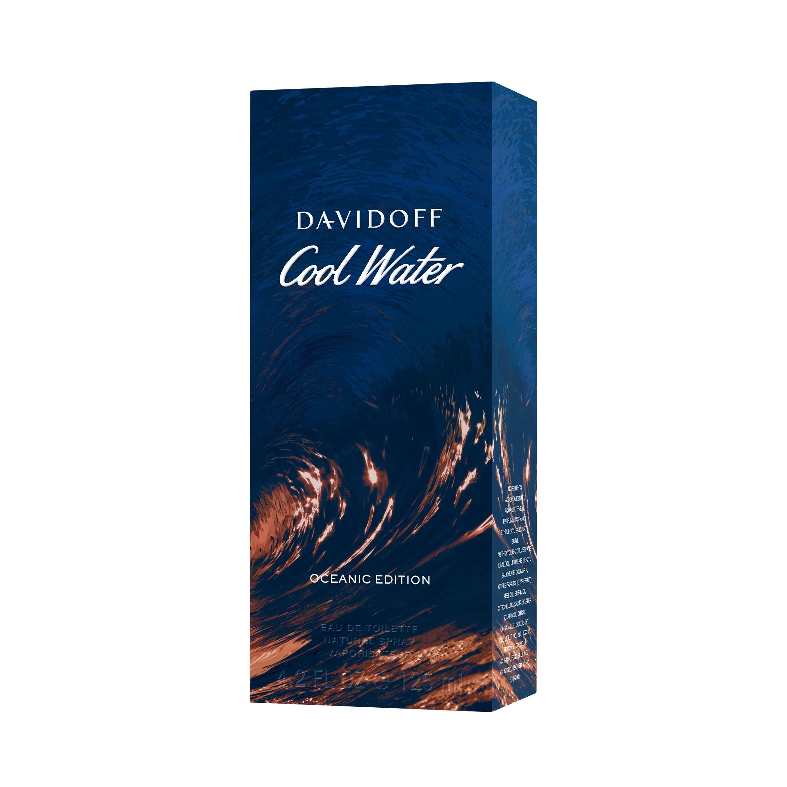 Davidoff Cool Water Oceanic Edition Eau De Toilette For Men - Aromatic Aquatic Perfume 125ml
