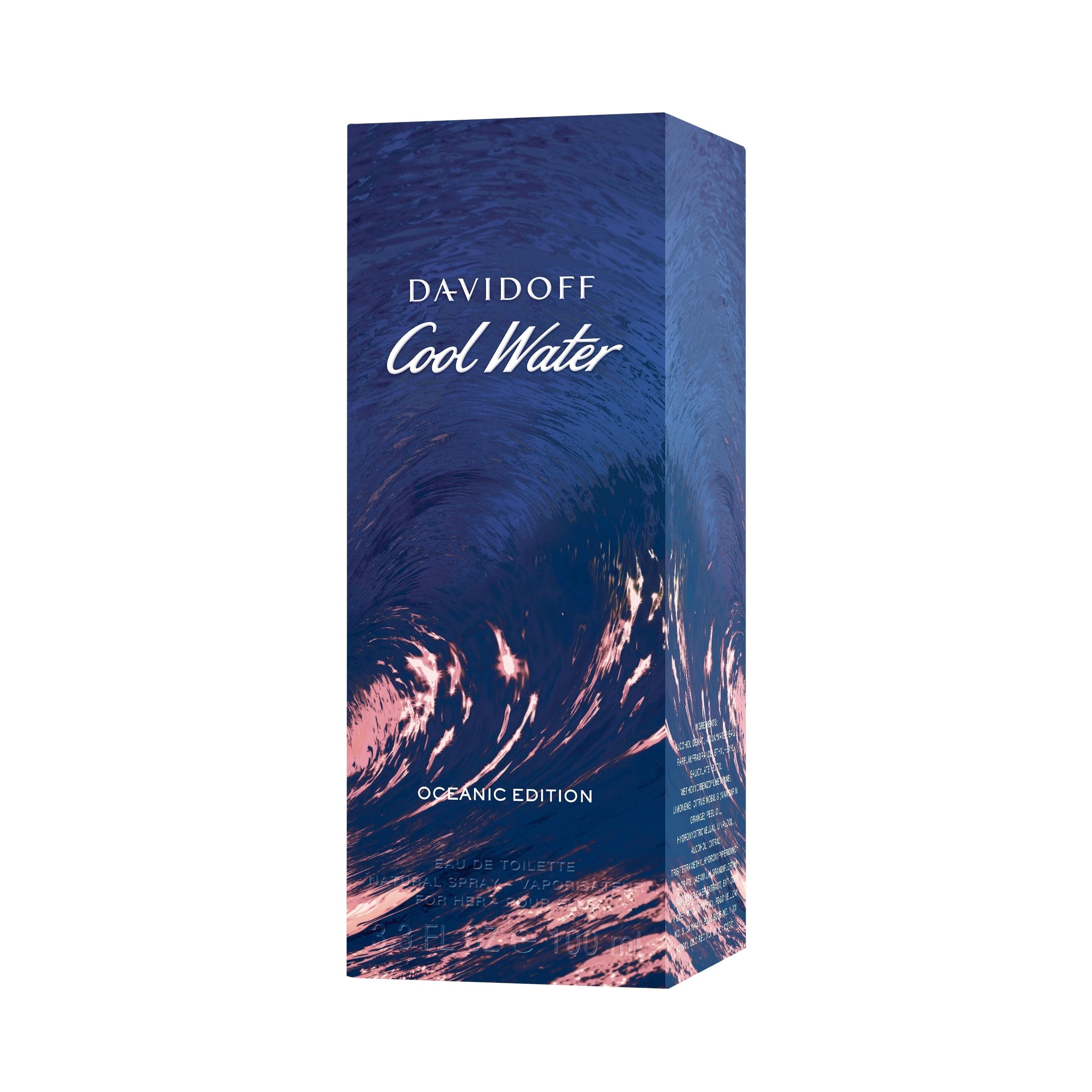 Davidoff Cool Water Oceanic Edition For Her Eau De Toilette For Women - Floral Aquatic Perfume 100ml