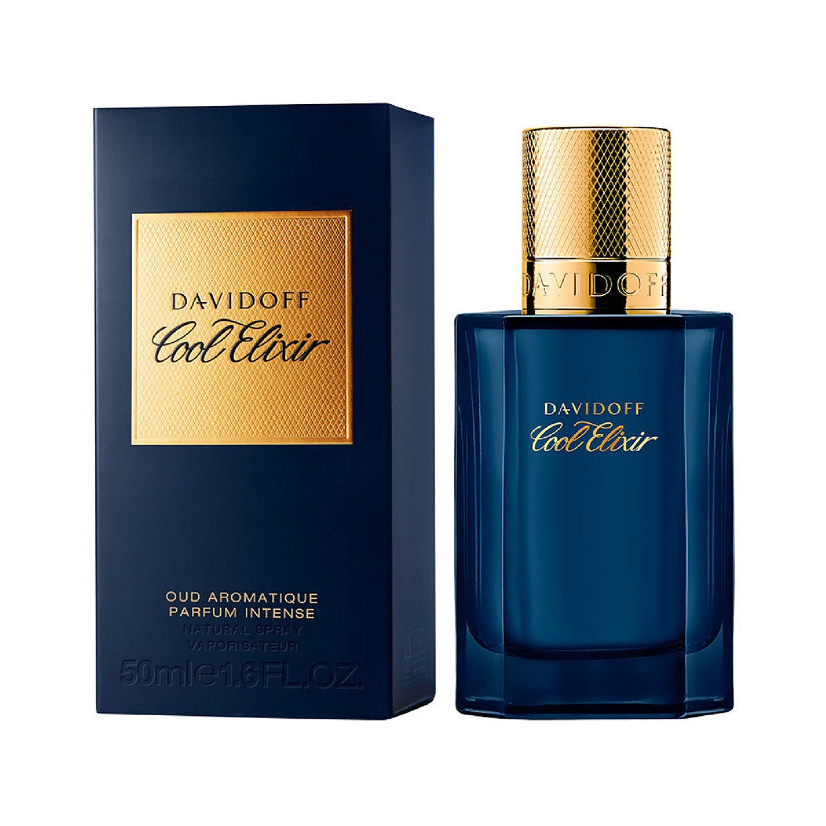 Davidoff Cool Elixir Oud Aromatique Parfum Intense For Men - Oriental Fougere Perfume 50ml