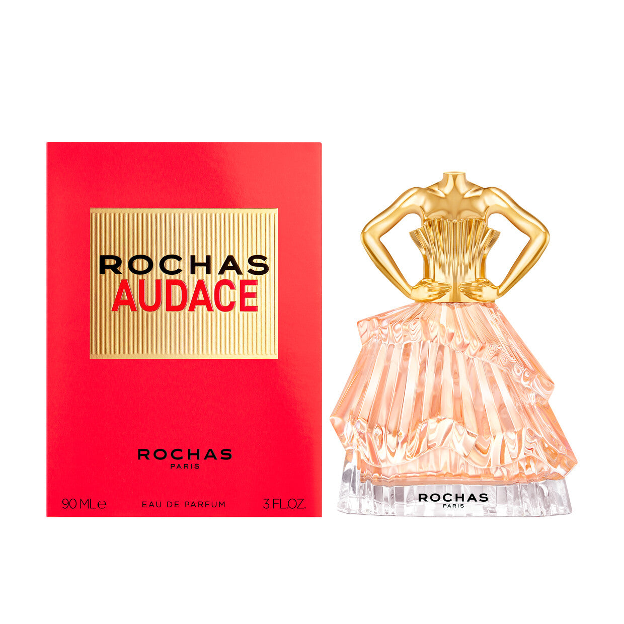 Rochas Audace Eau De Parfum For Women - Floral Fruity Gourmand Perfume 90ml