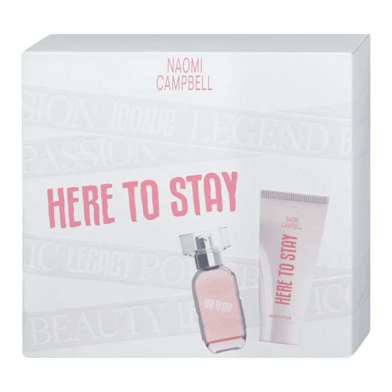 Naomi Campbell Here To Stay For Women Set EDT 15ml + Body Lotion 50ml