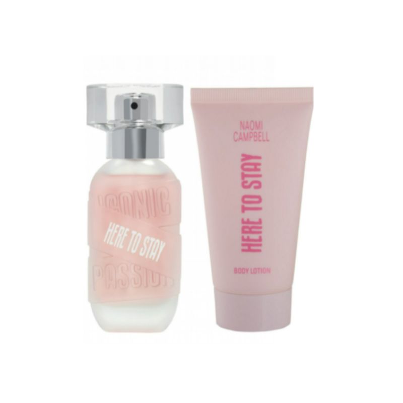 Naomi Campbell Here To Stay For Women Set EDT 15ml + Body Lotion 50ml