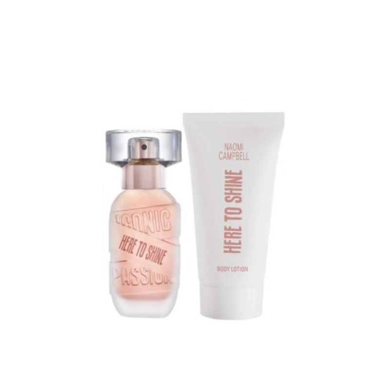 Naomi Campbell Here To Shine For Women Set EDT 15ml + Body Lotion 50ml
