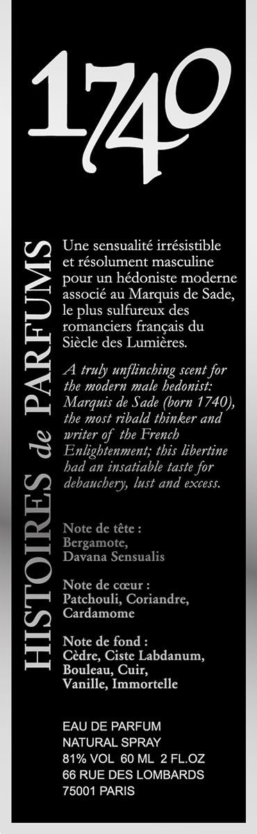 Histoires De Parfums 1740 Perfume For Men EDP 60ml