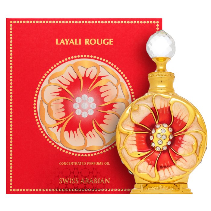 Swiss Arabian Layali Rouge Concentrated Perfume Oil 15ml – samawa perfumes