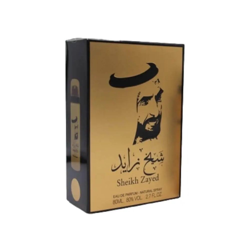 Sheikh Zayed Gold For Unisex Set EDP 80ml + Deo