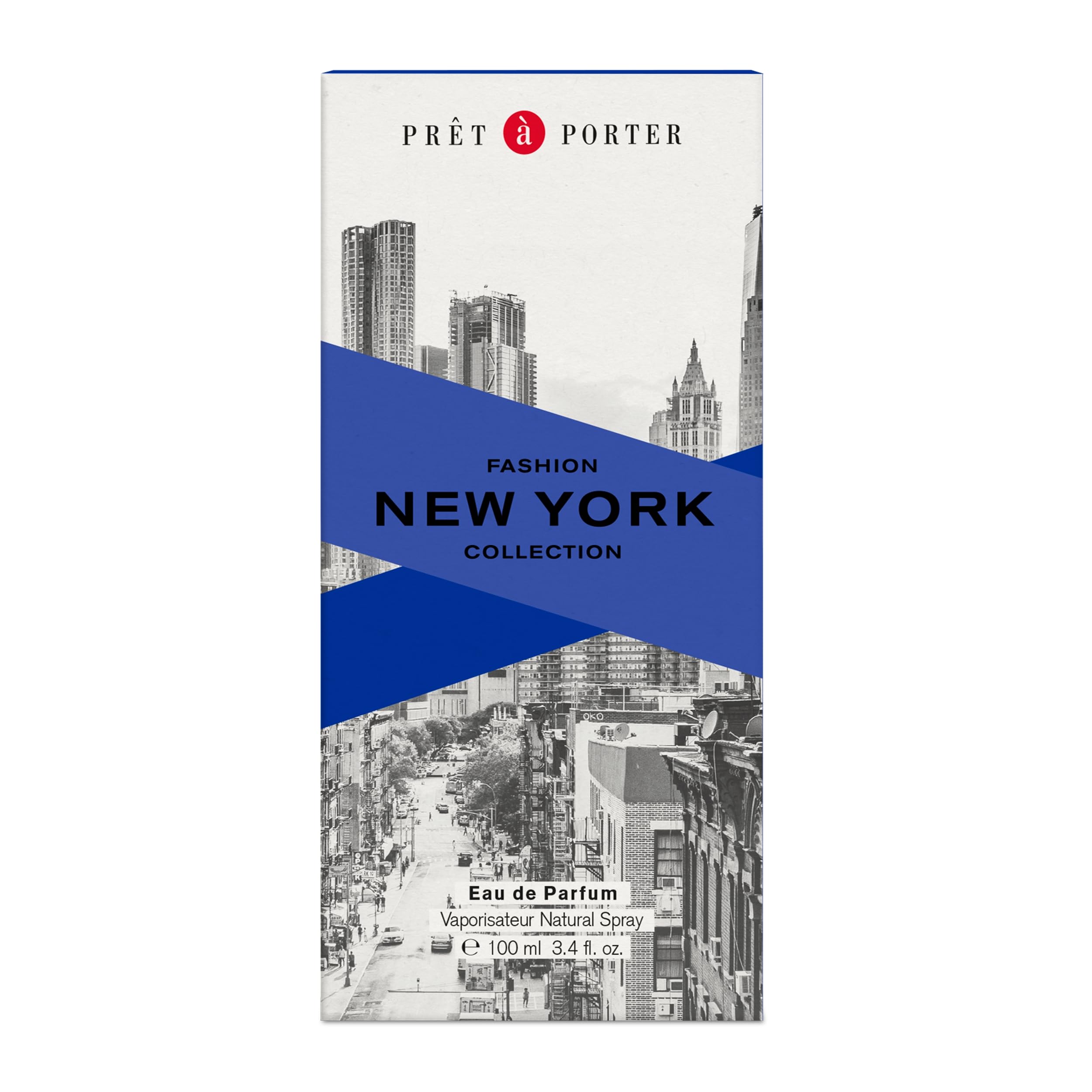Pret A Porter Fashion Collection New York Eau De Parfum For Men - Woody Fougere Perfume 100ml