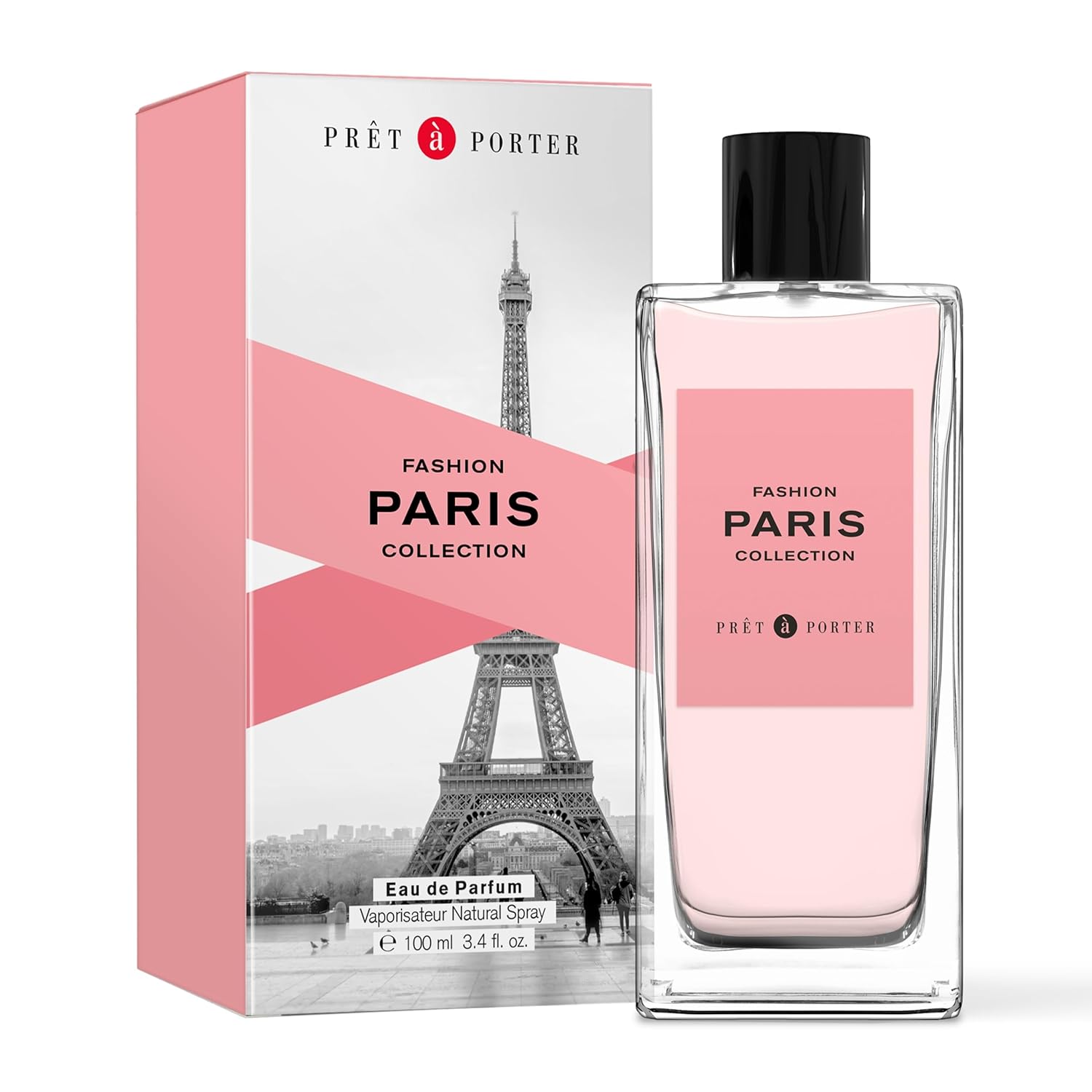 Pret A Porter Fashion Collection Paris Eau De Parfum For Women - Floral Fruity / Gourmand Floal Perfume 100ml