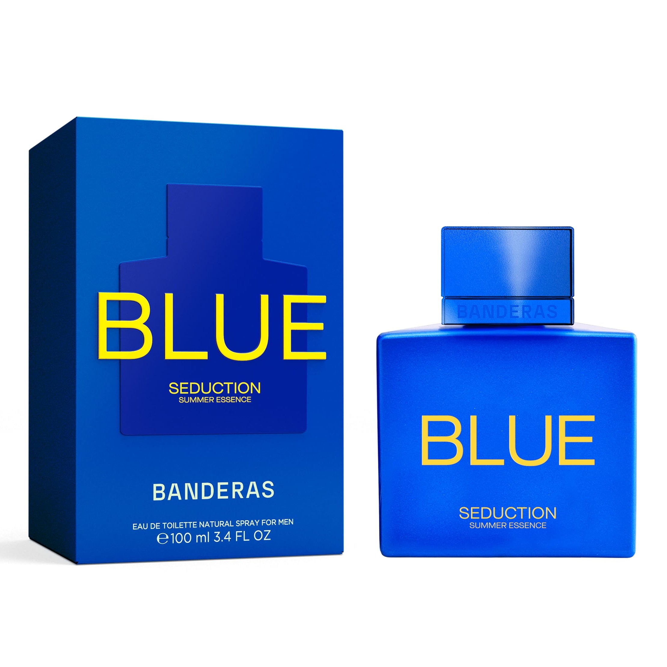 Antonio Banderas Blue Seduction Summer Essence Eau De Toilette For Men - Aromatic Fougere perfume 100ml