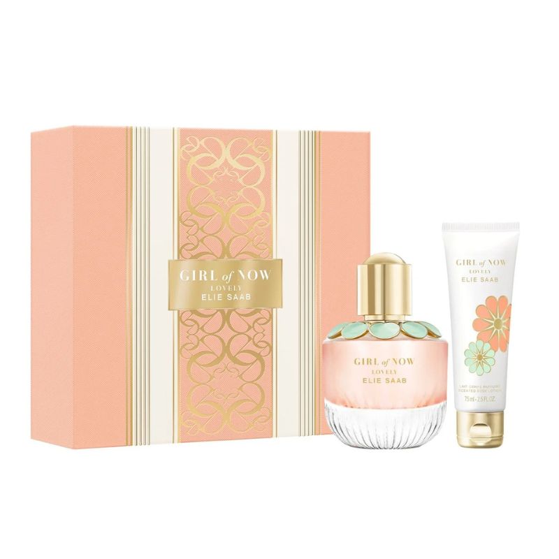 Elie Saab Girl Of Now Lovely For Women Set EDP 50ml + Scented Body Lotion 75ml