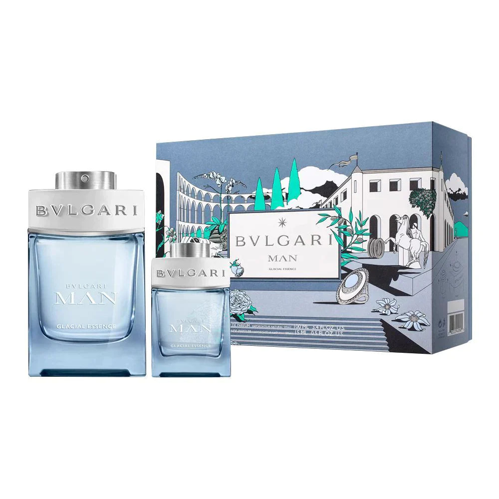 Bvlgari Glacial Essence Set For Men EDP 100ml + EDP 15ml