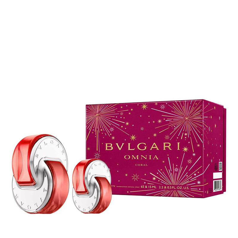 Bvlgari Omnia Coral For Women Set Edt 65ml + Edt 15ml