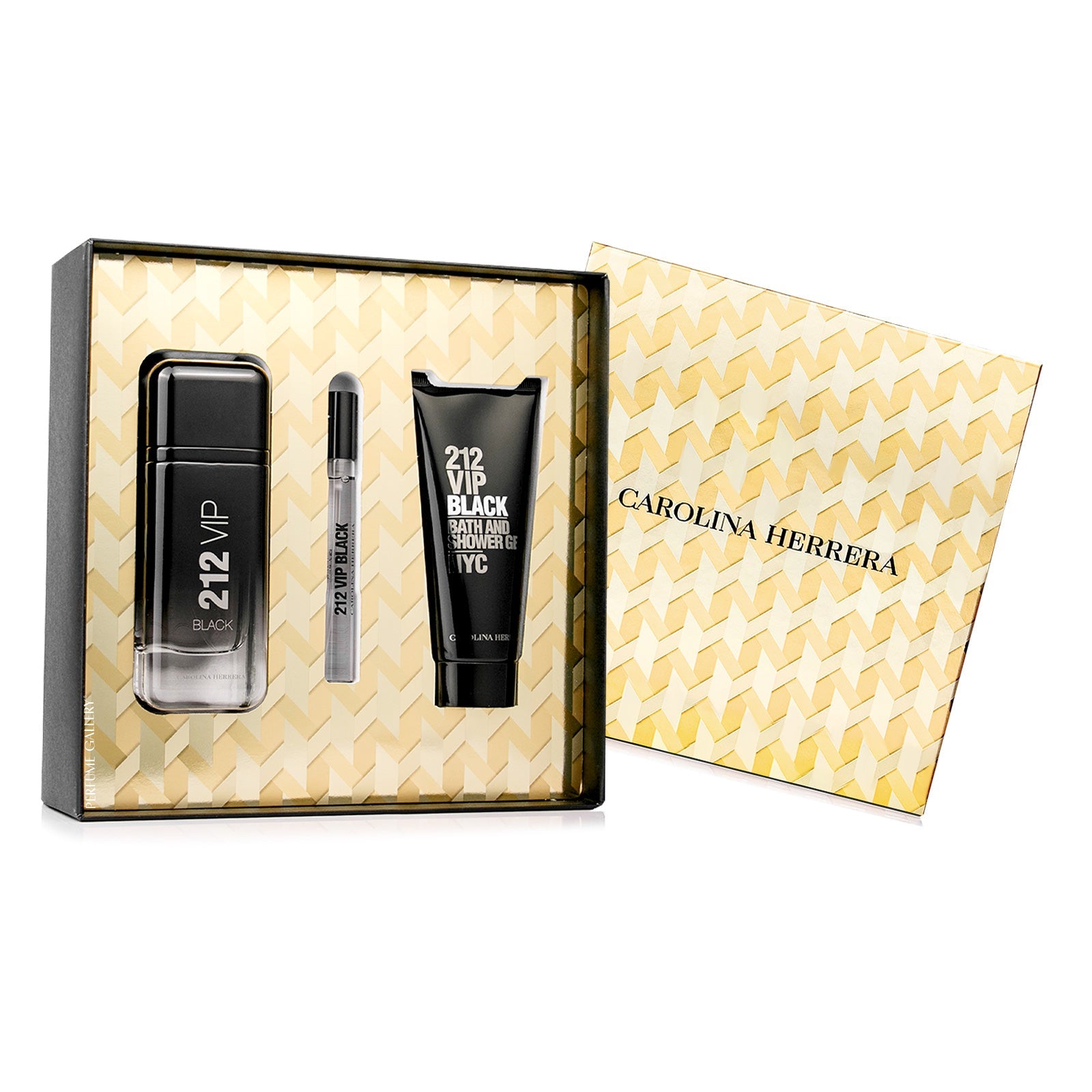 Carolina Herrera 212 VIP Black Gift Set For Men