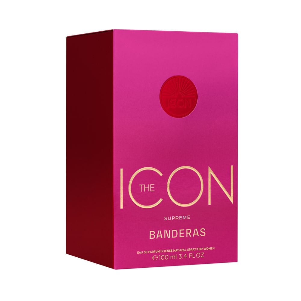 Antonio Banderas The Icon Supreme For Women Eau De Parfum Intense For Women - Oriental Floral Perfume 100ml