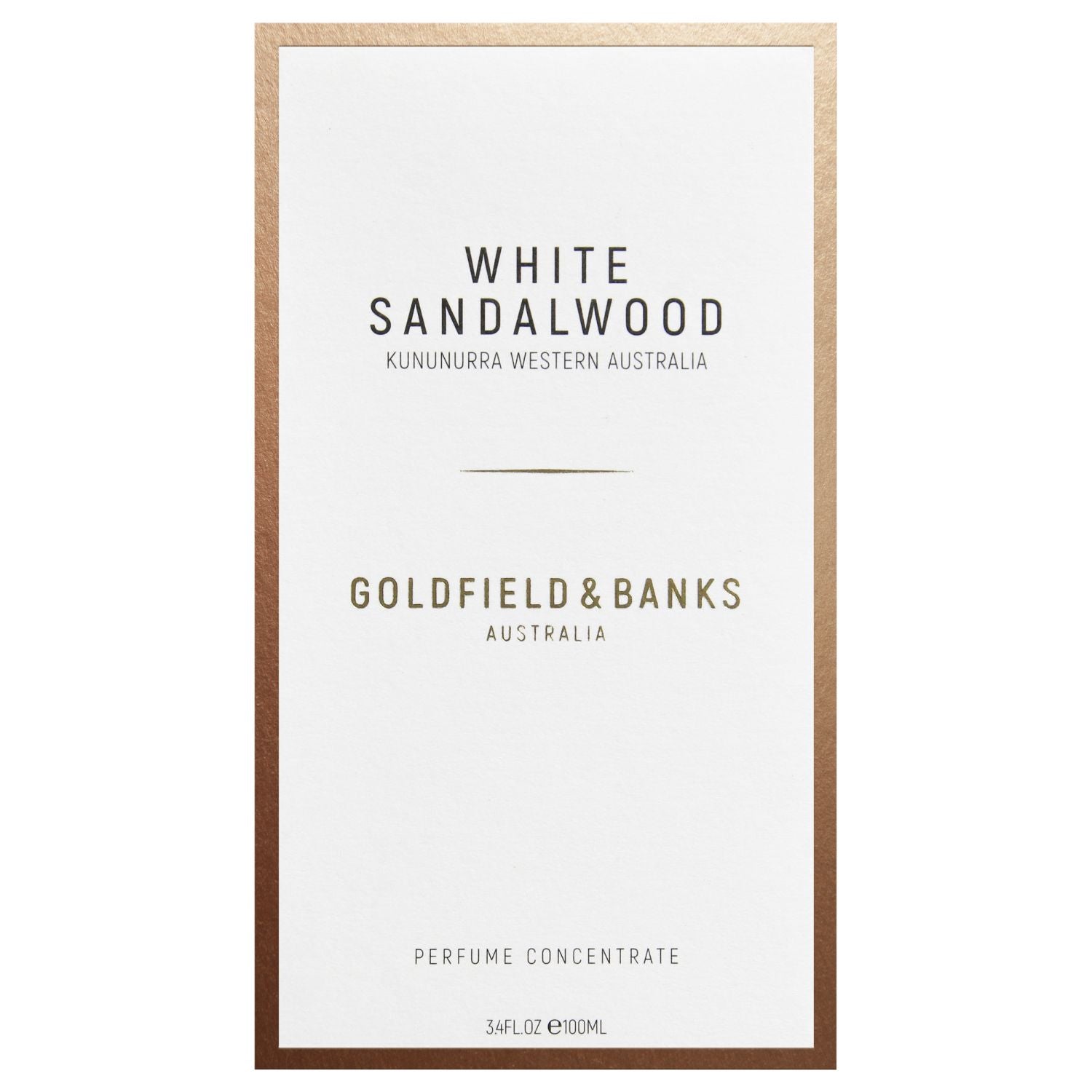Goldfield & Banks White Sandalwood Perfume For Unisex Perfume Concentrate 100ml