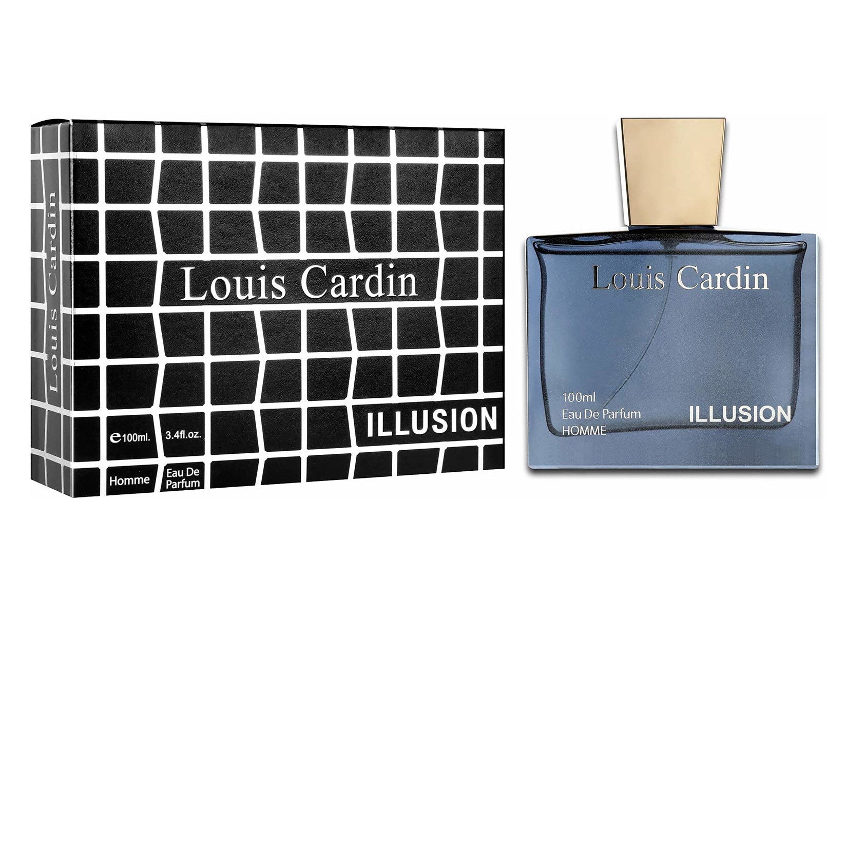 Louis Cardin Illusion Perfume For Men Eau de Parfum 100ml
