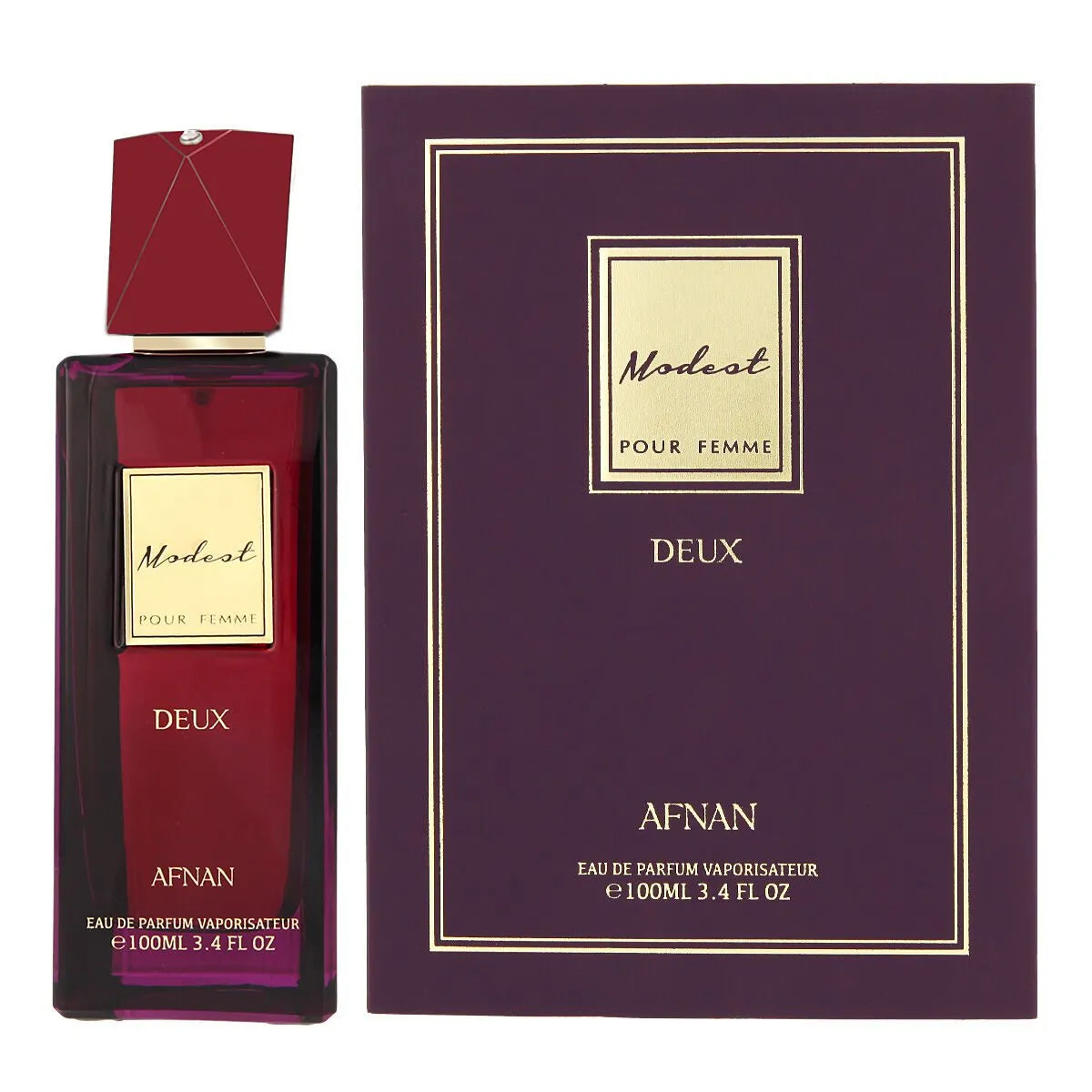 Afnan Modest Deux Pour Femme For Women Edp 100 ml - Samawa Perfumes
