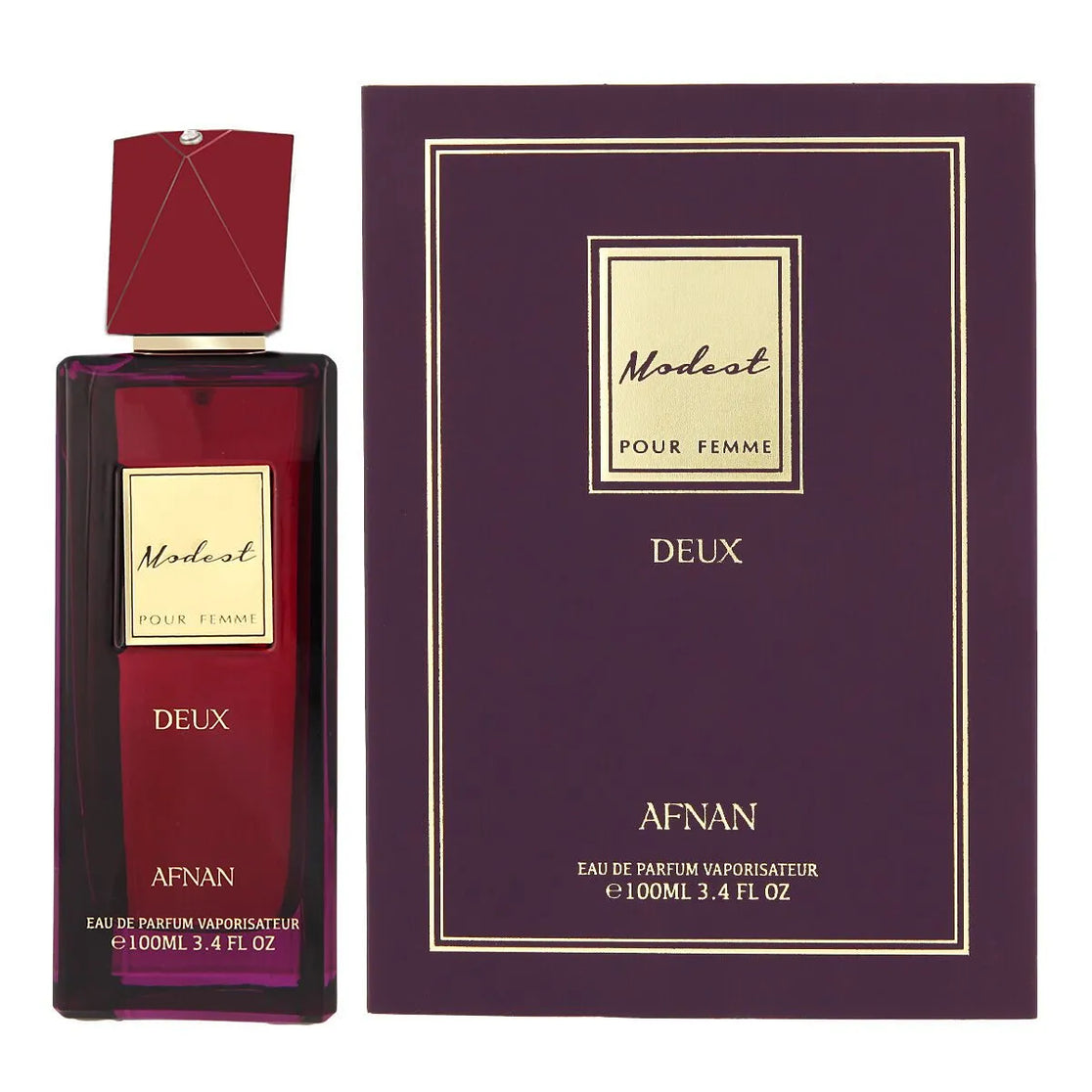 Afnan Modest Deux Pour Femme For Women Edp 100 ml - Samawa Perfumes