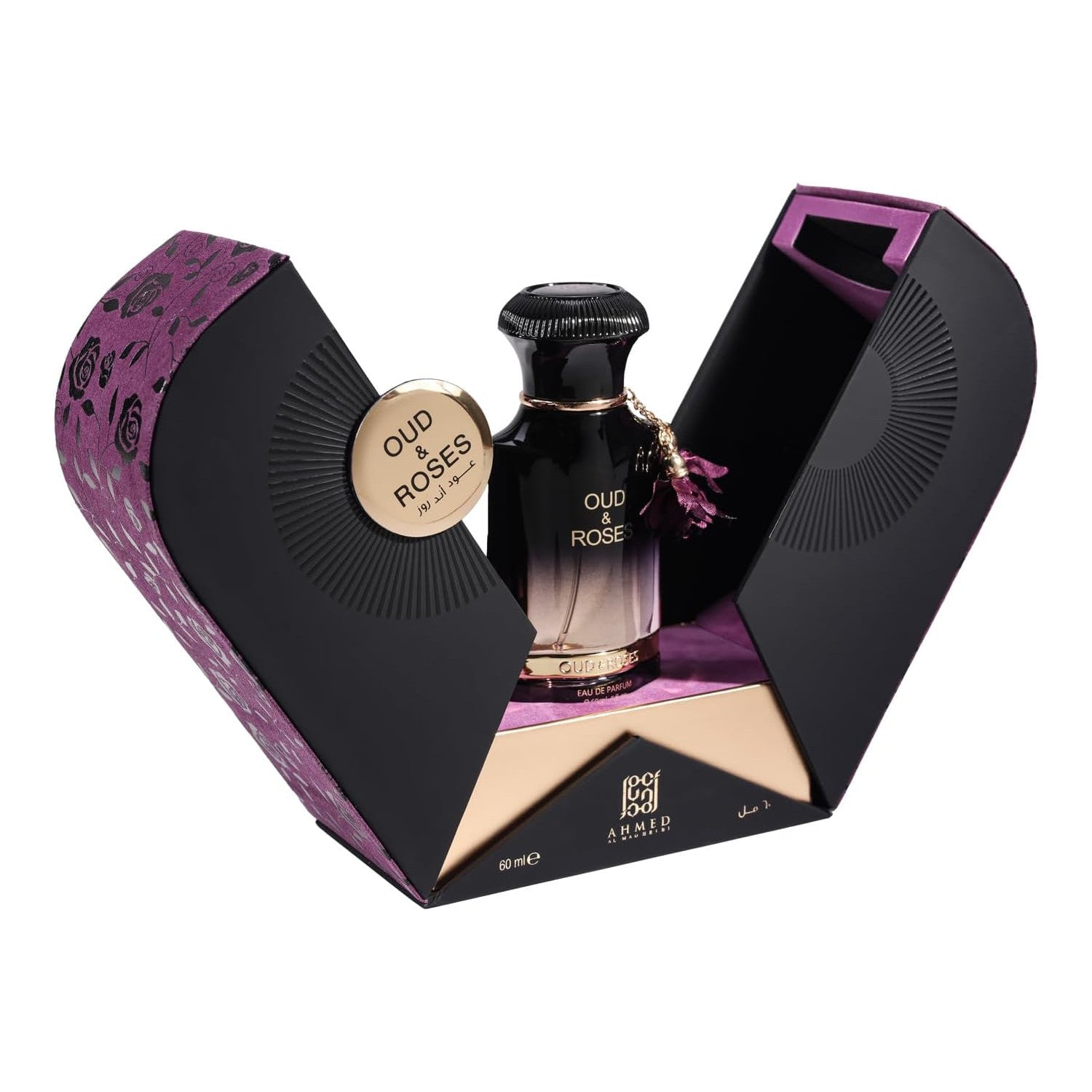 Ahned Al Maghribi Oud & Roses EDP For Unisex 60ml