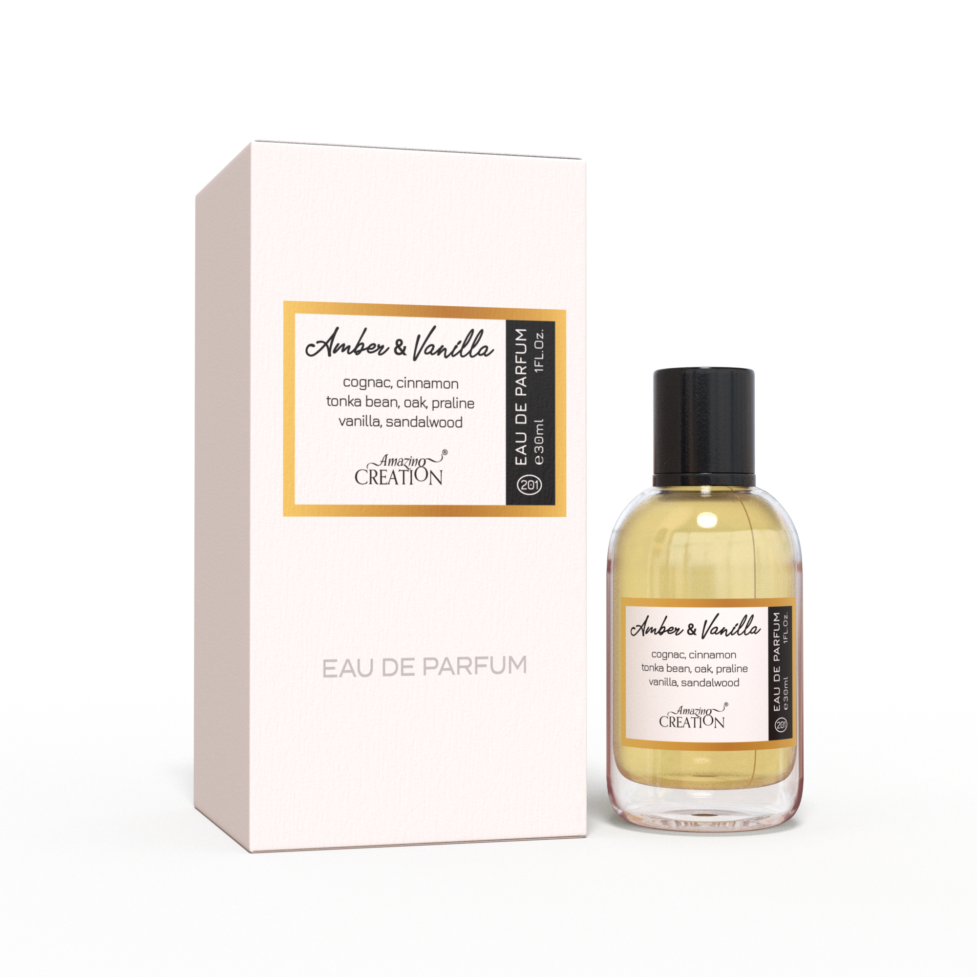 Amazing Creation Amber & Vanilla EDP For Unisex 30ml