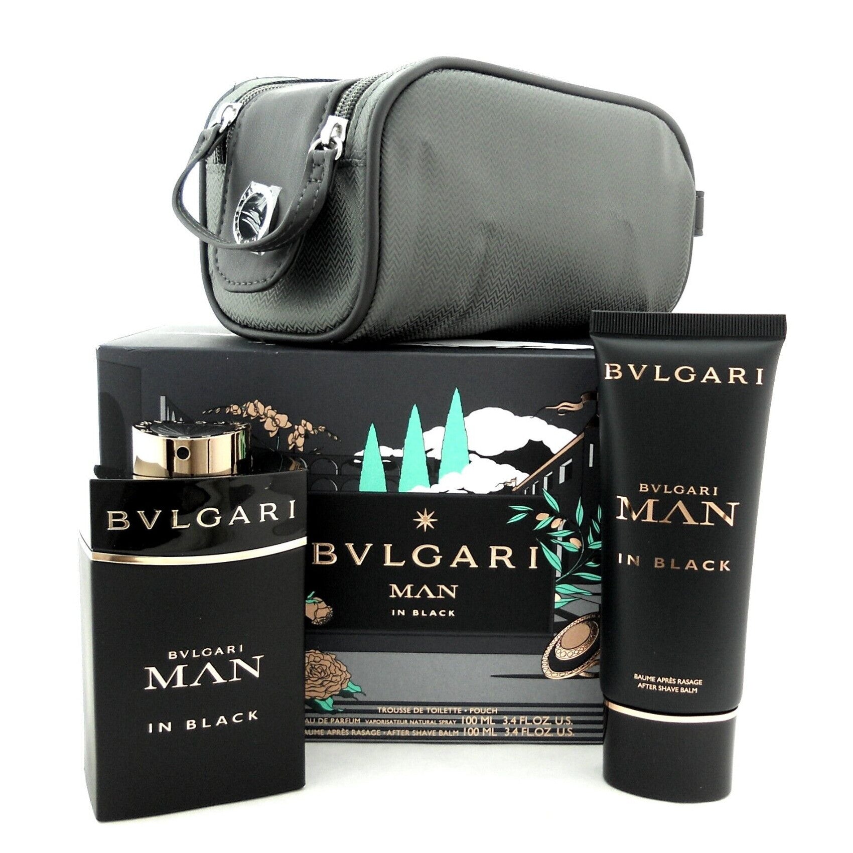 Bvlgari Man In Black Gift Set For Men samawa perfumes