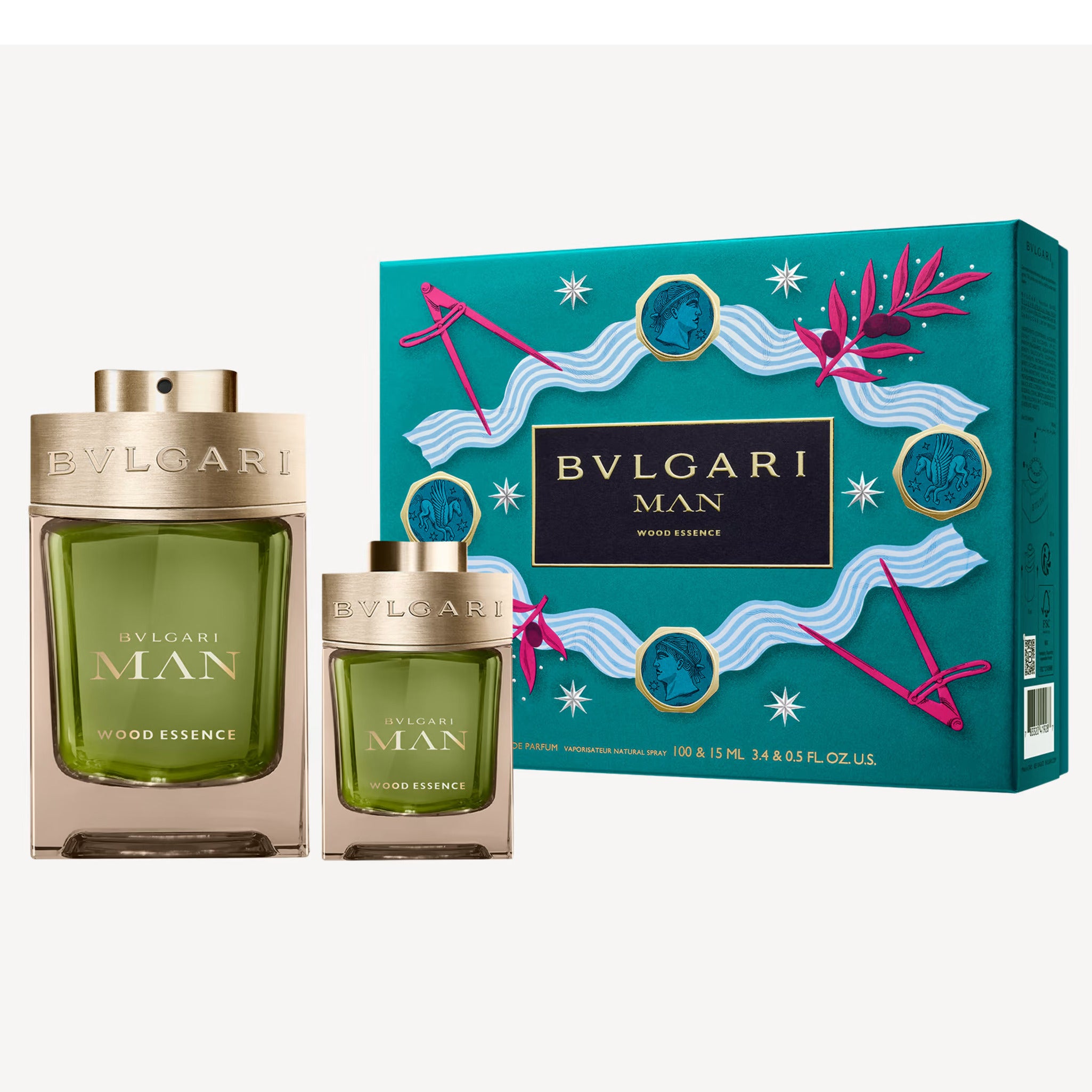 香水(男性用) bvlgari man wood essence gift set Bvlgari Man Wood Essence Eau de Parfum 100ml Gift Set