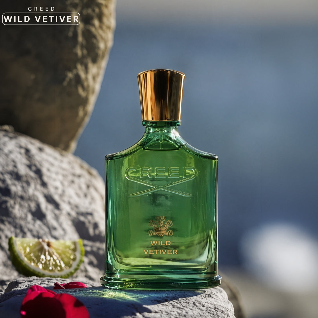 Creed Wild Vetiver Eau De Parfum For Unisex-Citrus Aromatic Perfume 100ml