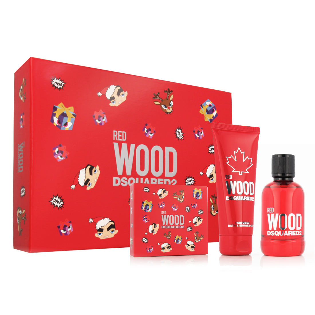 Dsquared² Wood Red Pour Femme Gift Set For Women – samawa perfumes