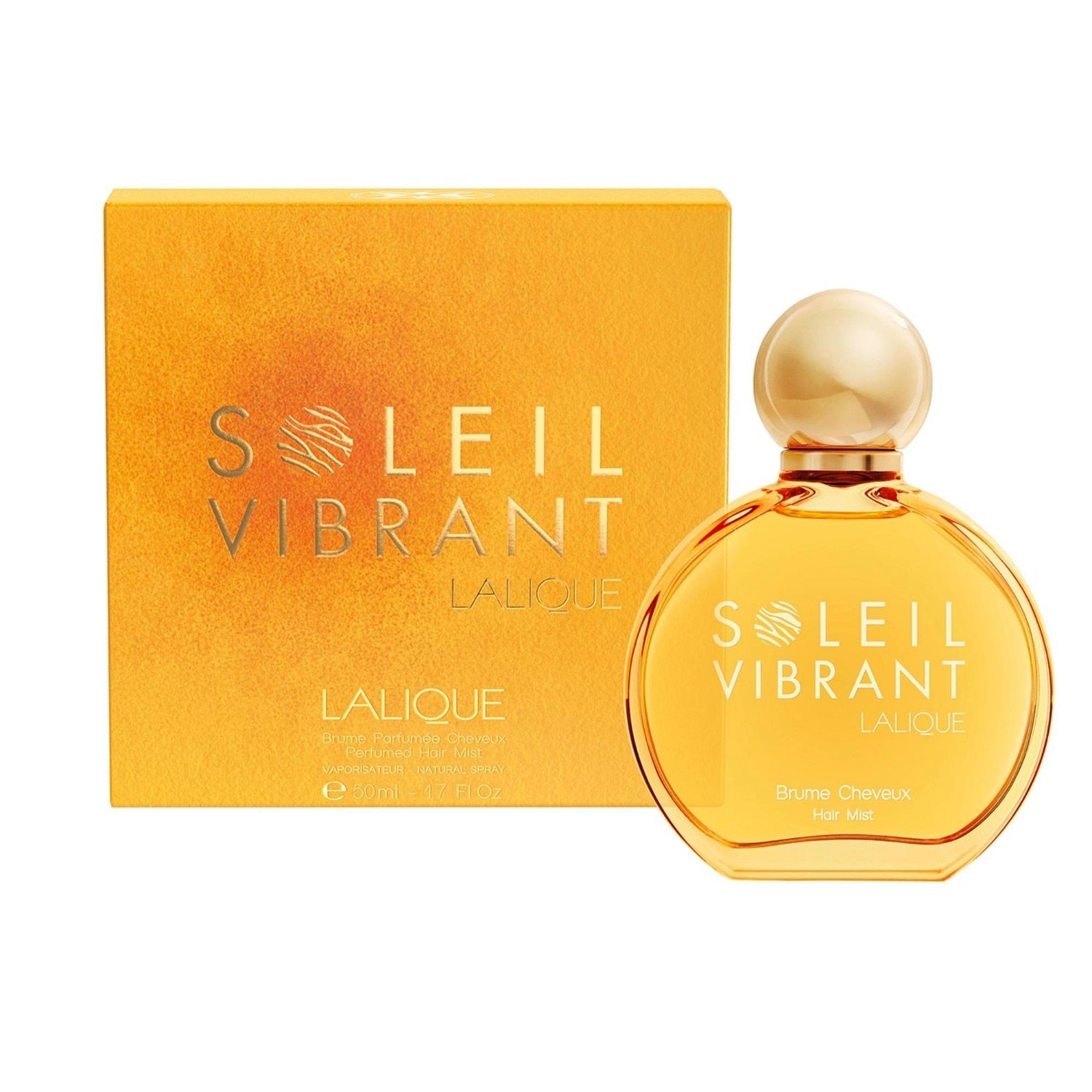 Lalique Soleil Vibrant Perfumed Hair Mist For Women - 50ml