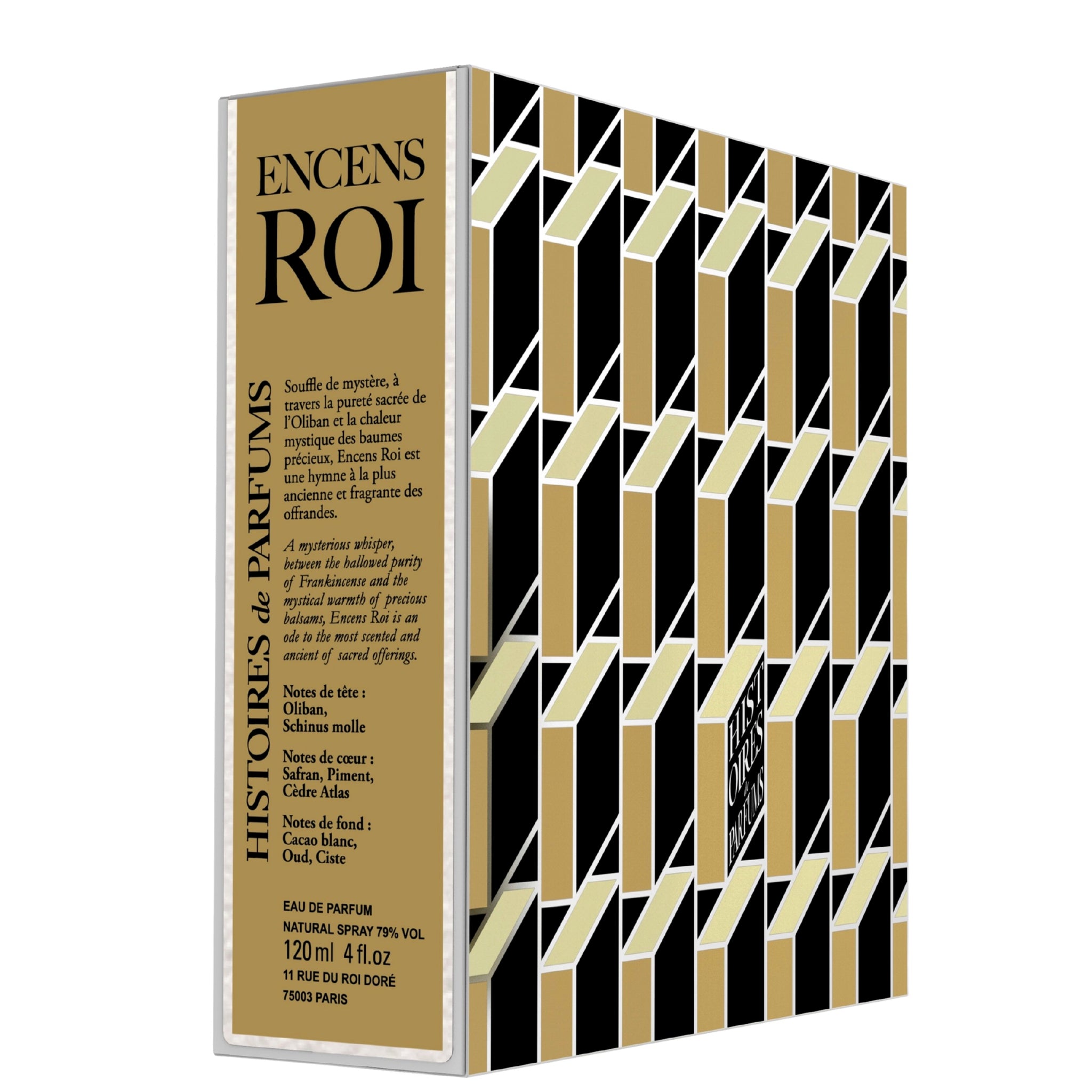 Histoires De Parfums Encens Roi Eau De Parfum For Unisex - Woody Spicy Perfume 120ml