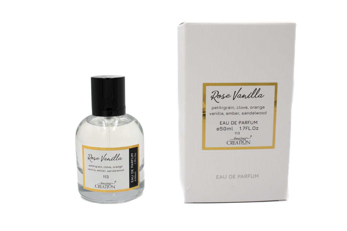 Amazing Creation Rose Vanilla Perfume For Women EDP PFB00113 50ml