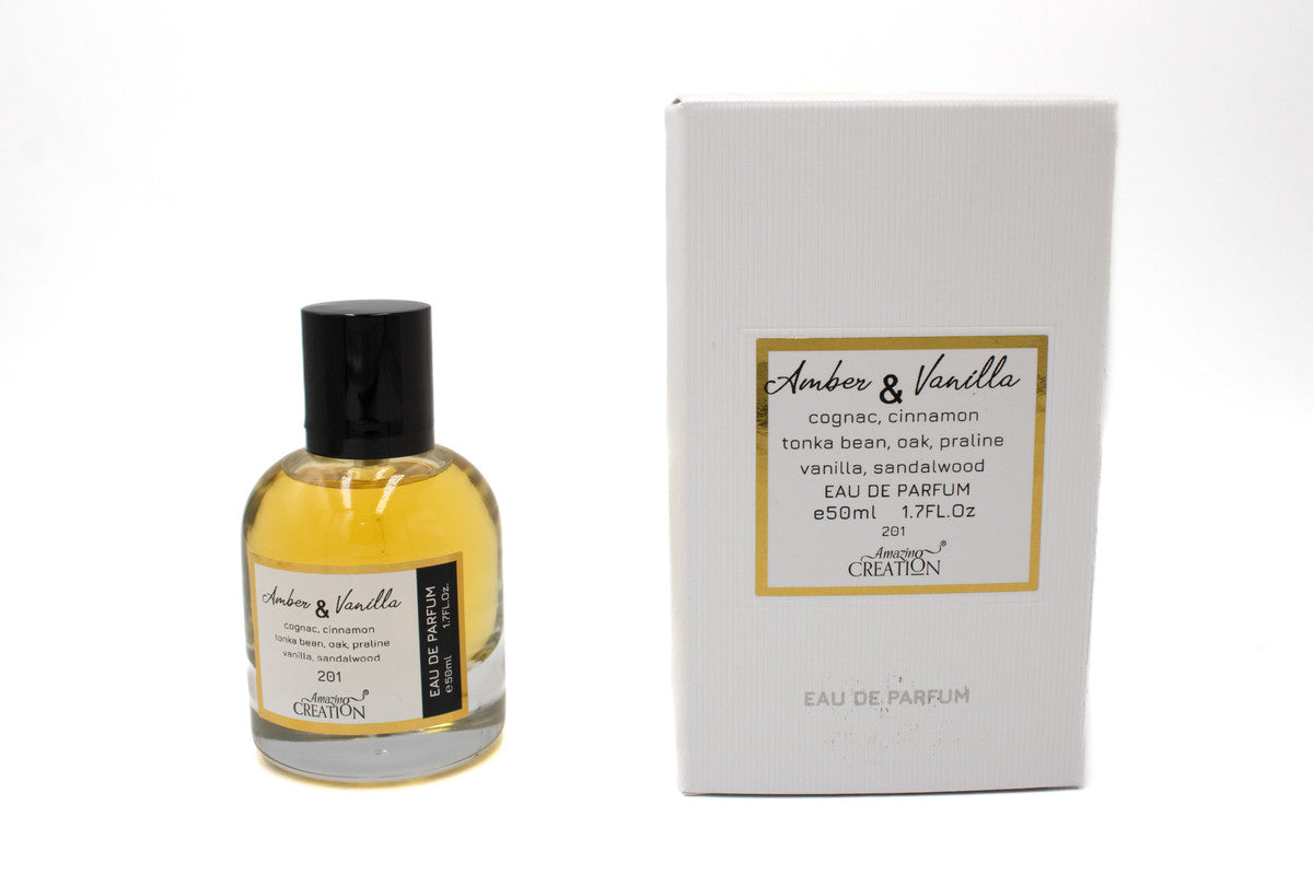 Amazing Creation Amber & Vanilla EDP For Unisex PFB0201 50ml